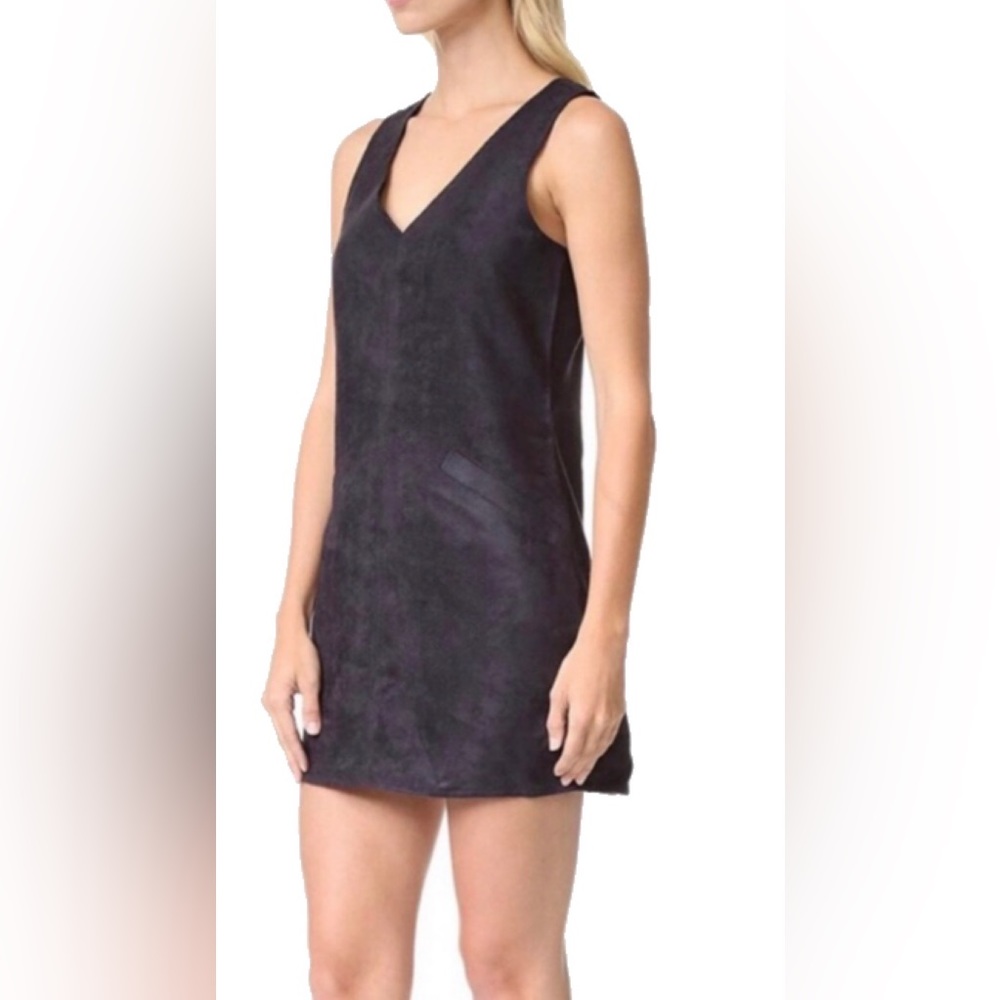 Jack Suede Pinafore Mini Dress